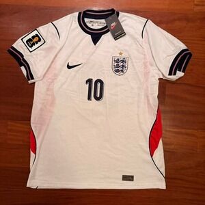 England Home Jersey Bellingham 10 Nike FIFA World Cup 2026 Size M NWT